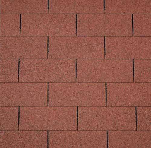 Бітумна черепиця Number One 3Tab (10) Tile Red