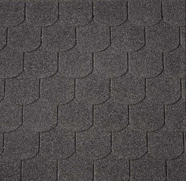 Бітумна черепиця NumberOne Biber (01) Black